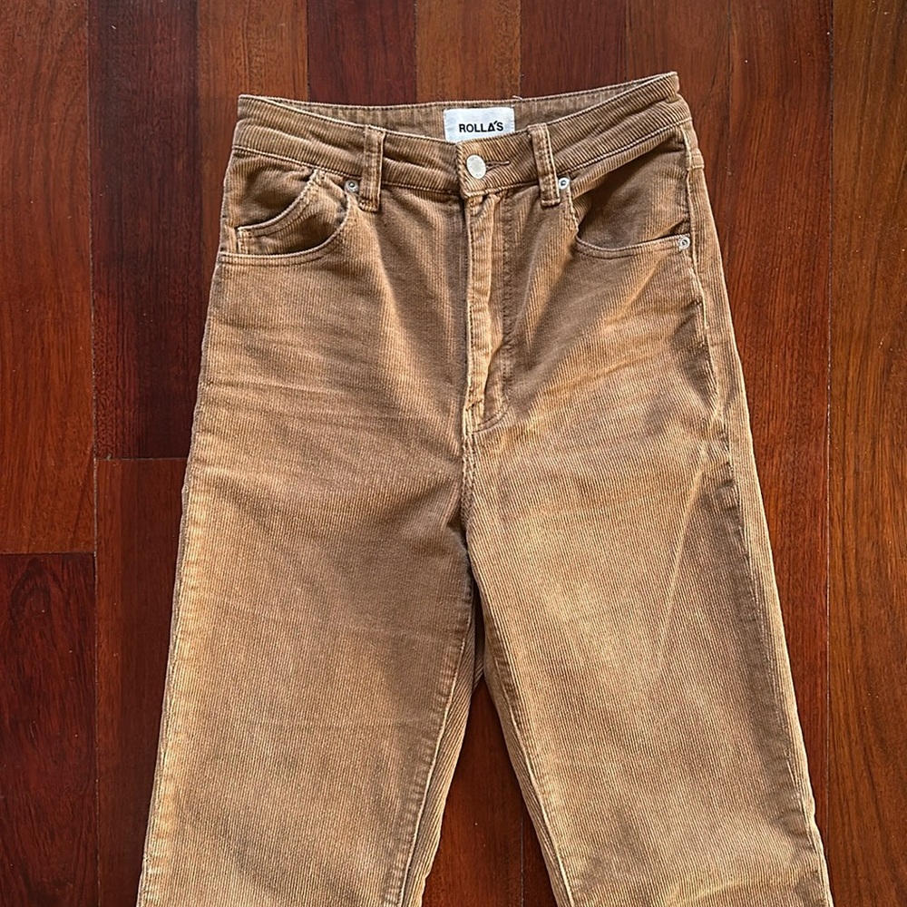 ROLLA’S Dusters Bootcut Tan Corduroy 26